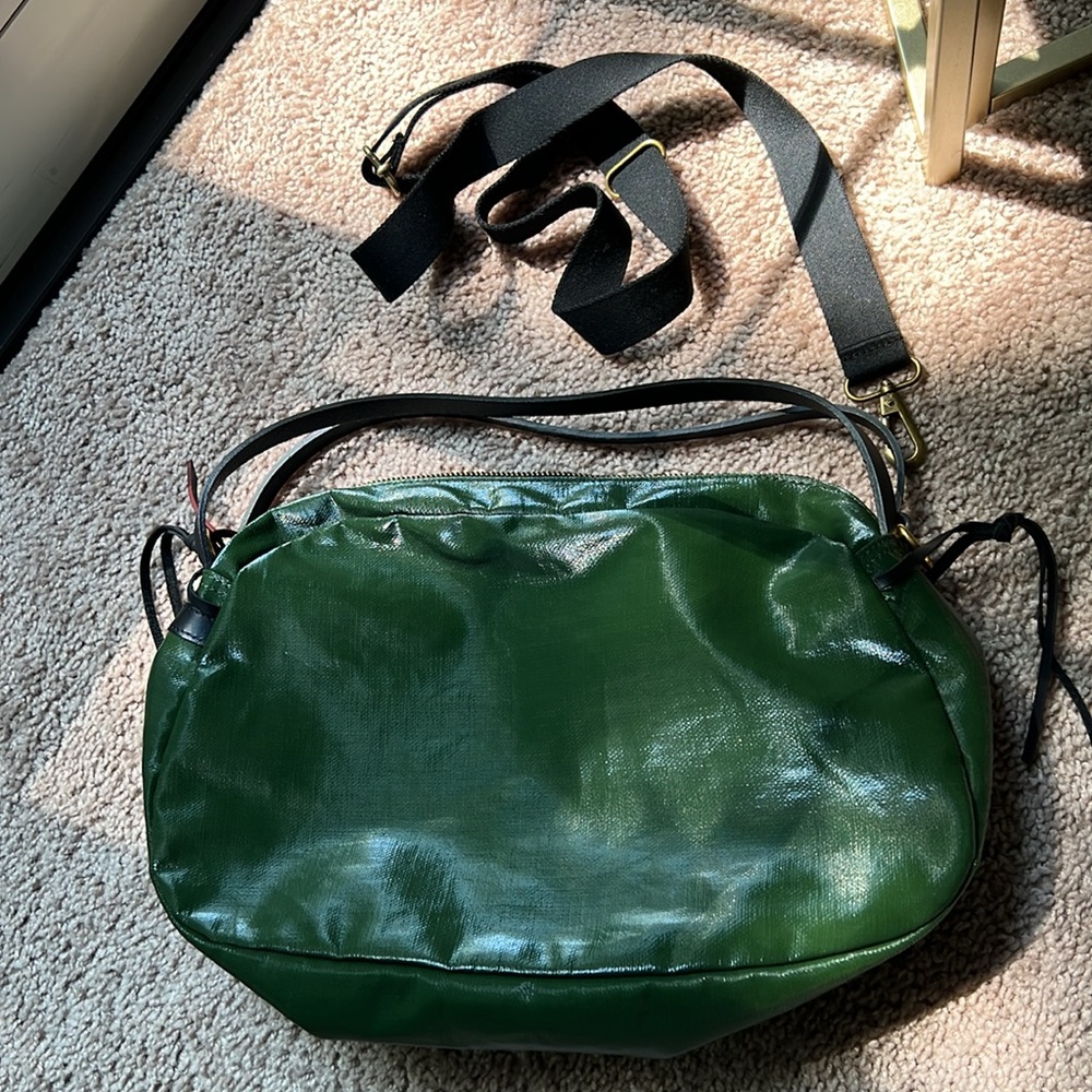Jack Gomme linen LEBOWL bag forest Green